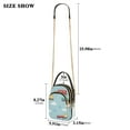 thumbnail image 2 of FORMRS Crossbody Bag for Women Shoulder Cell Phone Purse with Zipper, Blue Trains Pattern, 2 of 7