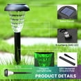 thumbnail image 6 of 8 Pack Solar Pathway Lights, RGB Color Changing, IP65 Waterproof LED Solar Lights for Garden, Lawn and Landscape, 6 of 6