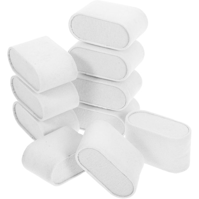 HUGFEGWE 10pcs Watch Box Cushion Covers Foldable Earring Storage Bins Bed Pillows Window Inflatable Pillow Pillowcase Display Case Couch Covers Memory Foam Pillow Seat Cushions Sponge White CJ-77921