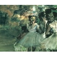 thumbnail image 1 of Three Dancers In The Wings-Degas - CANVAS OR FINE PRINT WALL ART, 1 of 1
