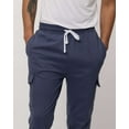 thumbnail image 4 of 3 Pack: Men's Cotton Fleece Cargo Jogger Sweatpants With Pockets, 4 of 6