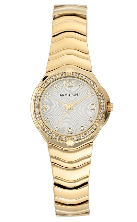 armitron swarovski crystal accented watch