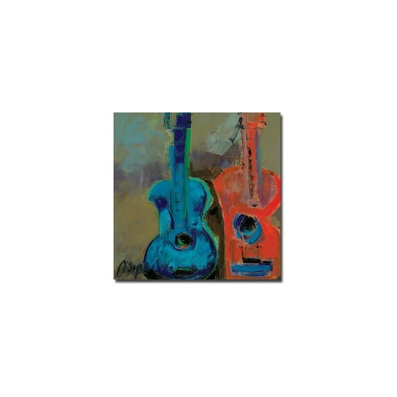 Trademark Fine Art "Red and Blue" Canvas Art