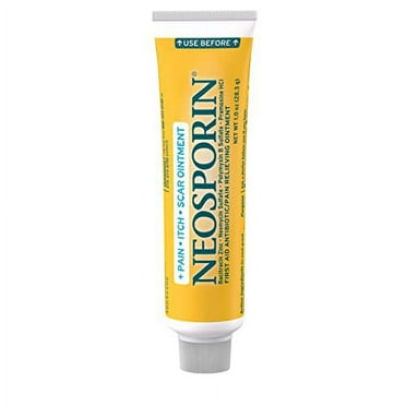 Neosporin Pain, Itch, Scar Antibiotic First Aid Ointment for Wound Care, 1 oz