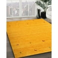 thumbnail image 2 of Ahgly Company Indoor Square Contemporary Dark Orange Abstract Area Rugs, 6' Square, 2 of 6