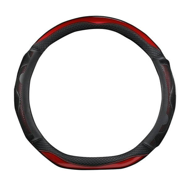Pisexur Accesorios para coches, Electrónica para cochesFunda para volante de coche con diseño de panal, disponible para hombres y mujeres. Funda para manillar de coche.