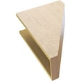 thumbnail image 6 of 8"W x 16"D x 24"H Classic Concord Rough Cedar Woodgrain TimberThane Corbel, Primed Tan, 6 of 6