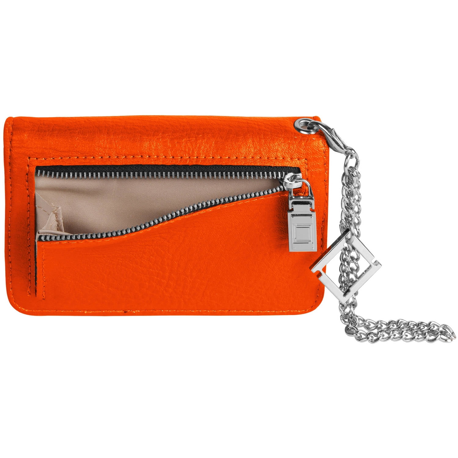 LENCCA Kymira Women's Universal Protection Wallet Case with Wristlet Strap, Fits Phones up to 4.5", 4.7"