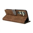 thumbnail image 3 of PANDACO Brown Wallet Case for Samsung Galaxy S24, 3 of 5