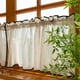 thumbnail image 3 of XmhyTop-A Cortinas decorativas beige, 2 piezas, 150 x 45 cm, cortas, de encaje, para cocina, decoración del hogar, 3 of 5