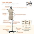 thumbnail image 3 of Dritz My Double Designer Dress Form with Adjustable Tri-Pod Stand, Petite, 3 of 4