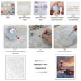 thumbnail image 3 of Paint By Numbers Kit for Adults Beginner - DIY Winter Lighthouse Vintage Truck Sunset Canvas Painting Kits for Adults, Frameless Paint By Number for Adults for Home Wall Decor 16x20 Inch, 3 of 7