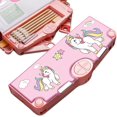 thumbnail image 1 of GHSDFBB Pop Up Uni corn Pencil Case, Multifunction Stationery Organizer Box with Timetable, Sharpener, and Scissors, Cute Supplies, Best Birthday Present Gift Box (Uni corn), 1 of 7