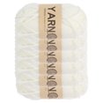 thumbnail image 1 of Uxcell 6Pcs Crocheting Yarn, 1.8mm Beige 5 Ply Acrylic Yarn 150g Sport Weight Yarns Bulk Soft and Fluffy Yarns for Knitting DIY Crochet Handicraft Blankets Gift, 328 Yards Total, 1 of 6