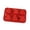 Style A - Red, variant on JuDWoC Christmas Tree Silicone Mold 6 Cavity Holiday Hat Baking Pan 9.84 Inch Food Grade Non Stick Chocolate Casting Form Reusable Detailed Festive Motif Base for Handmade Soap Candy