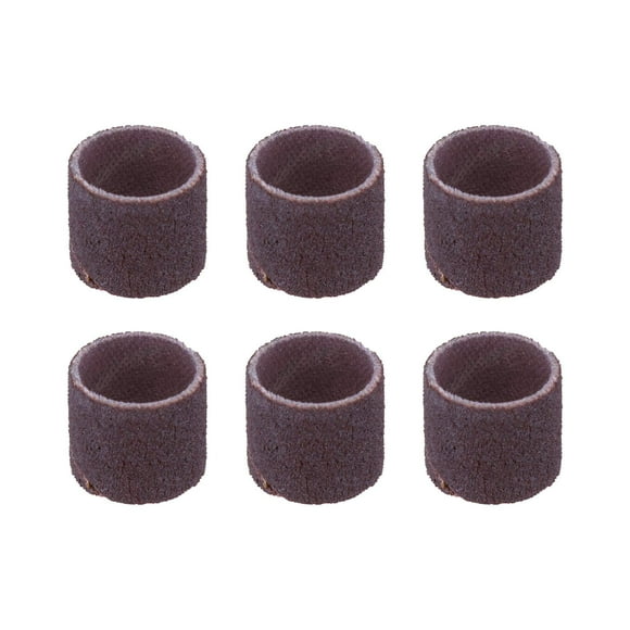 Dremel 432 Bandes de Ponçage Multipack, 6 Bandes de Ponçage (13 mm - Grain 120) pour le Ponçage, le Façonnage et le Lissage du Bois et des Matières Plastiques