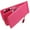 Pink, variant on Womens Leather Credit Card Holder Wallet RFID Blocking Wallet Women Card Case Purse Rose