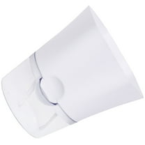 COMPUKAS Clear Self Watering Planter Pot Plastic White 1 Set