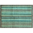 thumbnail image 1 of Ahgly Company Indoor Rectangle Abstract Light Blue Modern Area Rugs, 5' x 8', 1 of 1