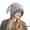 Gray, variant on Versatile White Rabbits Hat with Ear Furry Caps Cartoon Ear Hat Thicken Lining Winter Plush Hat for Casual Wear