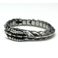 thumbnail image 4 of Dragon Bracelet for Women or Men Stainless Steel Punk Gothic Bangle Ginger Lyne Collection, 4 of 6