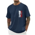 thumbnail image 1 of Tops para hombre, blusas y camisas de cuello redondo y manga corta para hombre, blusas casuales de cuello redondo con estampado de moda para hombre, blusas de cuello redondo y manga corta, camisas par, 1 of 5