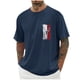 thumbnail image 1 of Tops para hombre, blusas y camisas de cuello redondo y manga corta para hombre, blusas casuales de cuello redondo con estampado de moda para hombre, blusas de cuello redondo y manga corta, camisas par, 1 of 5