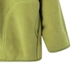 thumbnail image 6 of Unisex Kids Solid Color Fleece Coat, Long Sleeve Casual Outerwear With Side Pockets Loose Fashion Daily Jacket for Boys Girls All Season Wear Green 3-4 Years, 6 of 6