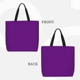 thumbnail image 2 of Balery Purple Bolsa de Mano para Mujeres con Cremallera, Bolsa de Gimnasio con Compartimentos, Bolsa para Laptop, Bolsa para Trabajo, 2 of 7