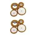 thumbnail image 2 of Yuarrent Set of 25 Tenor Saxophone Replacement Synthetic Pads Leather Tipo 1 2piezas, 2 of 4