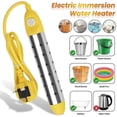 thumbnail image 2 of 2500W Electric Heater Boiler Water Heating Elements Portable Immersion Suspension Bathroom Swimming Pool, 2 of 3