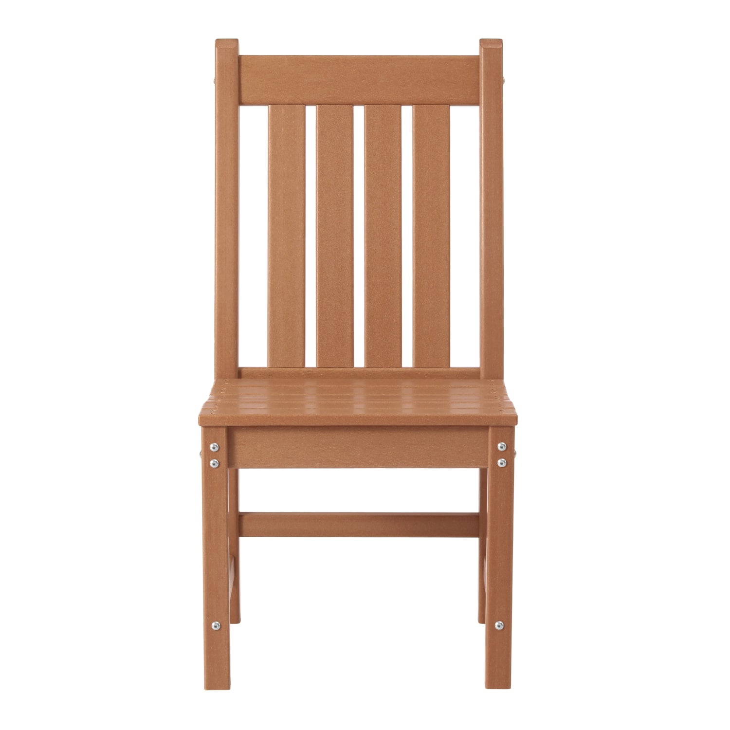 WestinTrends Malibu Outdoor Patio Dining Chair, Teak