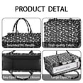 thumbnail image 4 of Large Capacity Tote Bag,Black White Medical Symbol Pattern Handbag Fashion Luxury Tote Bag,15.7"x13"x 5.1" Inches,Laptop Compatible, 4 of 6