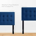 thumbnail image 6 of Modway Lily Biscuit Tufted Twin Performance Velvet Headboard in Navy, 6 of 8