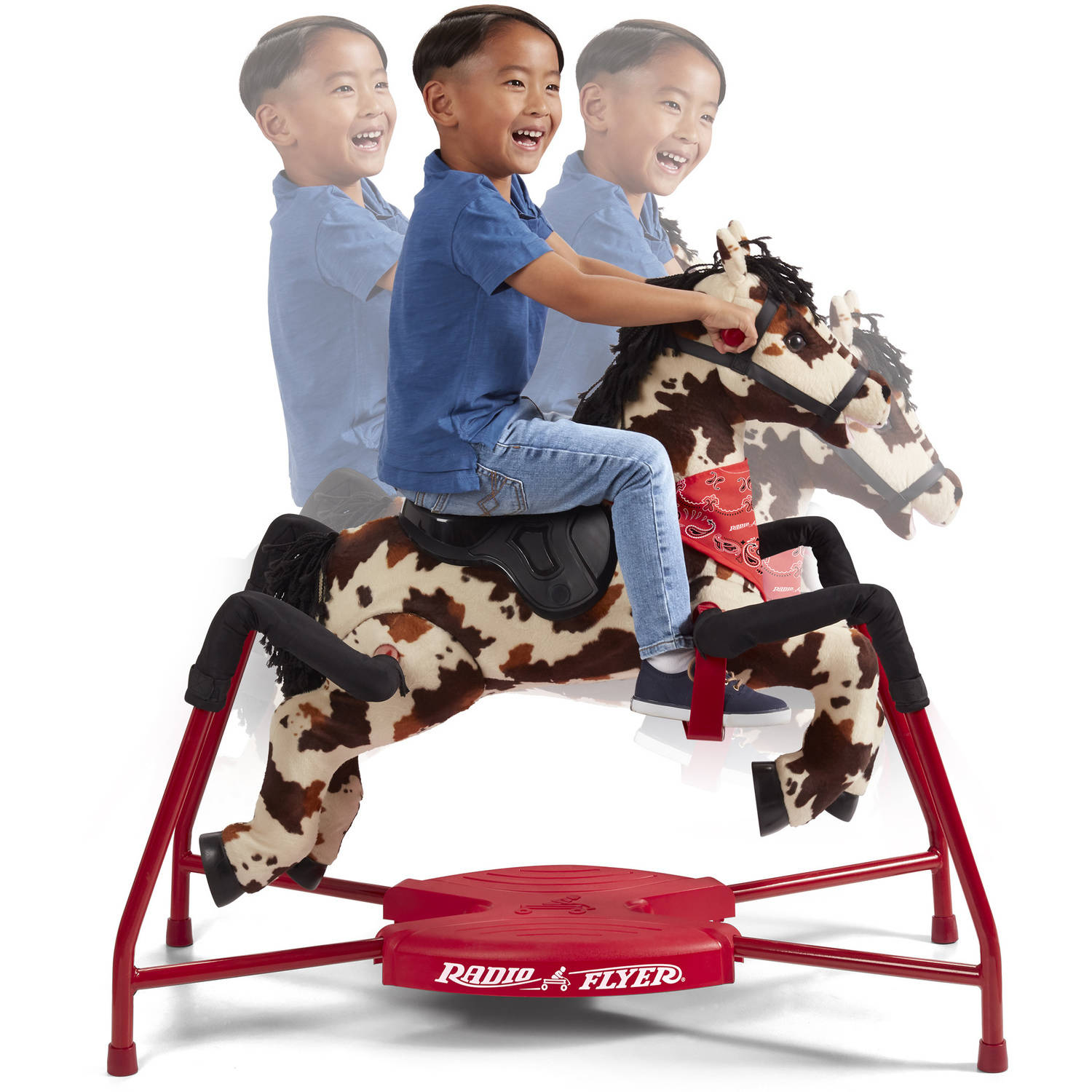 Radio Flyer Freckles Plush Interactive Riding Horse photo 5