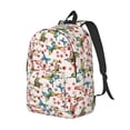 thumbnail image 2 of Daiia Floral With Butterflies Vintage Canvas Backpack for Men and Women ,Hiking Backpack,Travel Laptop Bag for School,Large Capacity Backpack, 2 of 8