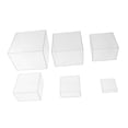 thumbnail image 3 of 6 piezas Buffet Buffet Wantrip Soport Shelf Box Acrílico Pantalla de exhibición de alimentos transparentes Pantalla para fiestas de dulces Catering, 3 of 10