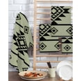 thumbnail image 2 of Sage Green Boho Kitchen Dish Towels for Drying Dishes Set of 4, Southwest Aztec Abstract Geometric Waffle Weave Microfiber Terry Hand Tea Bathroom Towels Quick Dry & Absorbent Towel 15.7x23.6, 2 of 7