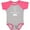 Baseball Heather and Hot Pink, variant on Inktastic Live Love Sandwiches Boys or Girls Baby Bodysuit