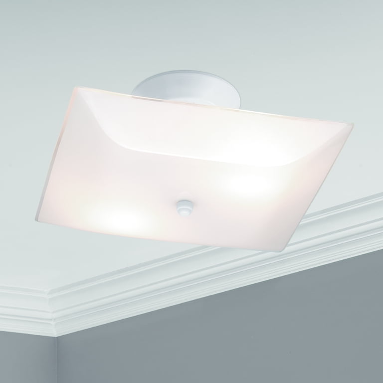 Square flush mount ceiling light fixtures deals