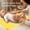 Yellow, variant on Waterproof Breathable Baby Crib Mattress Pad, Cute Printed Washable Toddler Bed Protector