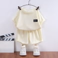 thumbnail image 2 of Boys Outfits Size 10 Baby Boy & Toddler Boy Matching Clothes 2Pcs Summer Outfits Short Sleeve Shirt and Shorts Cartoon Set, 2 of 6