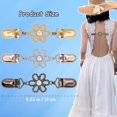 thumbnail image 4 of 3 Pzas Clips Ajustadores de Cintura Vintage Clip para Suéter Vestido Cinch Chal Cárdigan Suéter Camisa Pantalón Clip Ajustador para Ropa de Mujer, 4 of 6