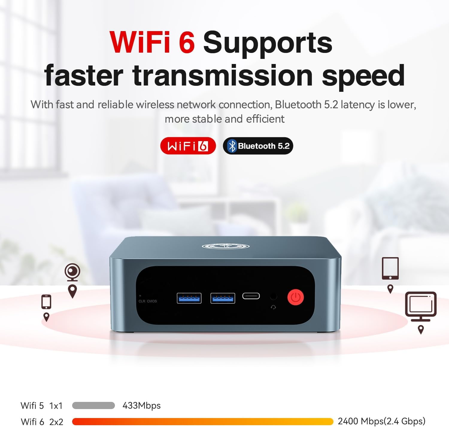 ミニPC Ryzen 7 5800H TRIGKEY Speed S5 Pro Trigkey S5 Desktop PC, Ryzen 7 Pro 5850U Mini PC (8C/16T, Up to