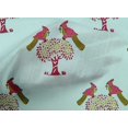 thumbnail image 4 of oneOone Organic Cotton Voile Fabric Bird & Tree Block Decor Fabric Printed BTY 42 Inch Wide, 4 of 4