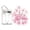 A, variant on 2M 20 LED Cherry Blossom Fairy Lights, Battery Operated Flower String Lights for Bedroom Decor, Indoor Spring and Christmas Decorations, Room Gift, Pink