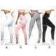 thumbnail image 4 of Impresión de pantalones de cintura alta carrera Ejercicio Ejercicio Fitness Yoga Deportes Leggings Adelgazamiento Casual Tobillo Longitud Pantalones Blanco L seitruly AP004582-03, 4 of 7