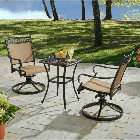 Better Homes and Gardens Warrens 3-Piece Aluminum Bistro Set