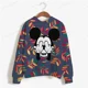 thumbnail image 3 of Sudadera básica de cuello redondo para mujer, nueva sudadera con capucha con estampado de Minnie Mouse de Disney de primavera 2024, jersey informal Harajuku para niña, 3 of 5