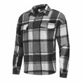 thumbnail image 4 of Mens Flannel Shirts Casual Button Down Long Sleeve Plaid Shirt with Pockets, 4 of 8